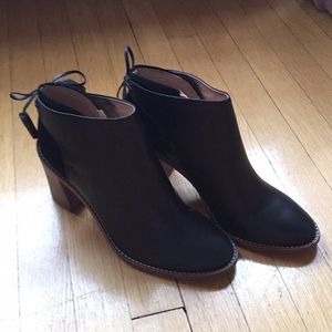 Madewell et Sézane High-Hell Tassel Boots